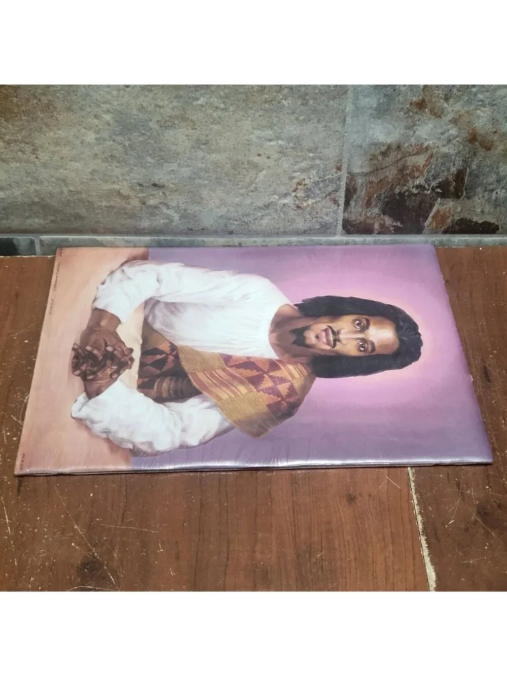 Vintage Unframed African American Portrayal of Jesus Christ Lithograph Art Print